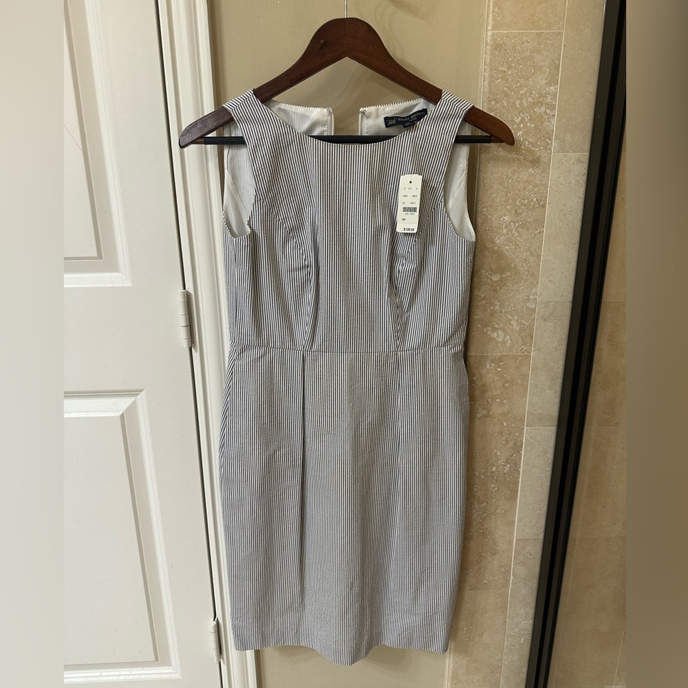 NWT size OP Elegant Striped Sleeveless Dress